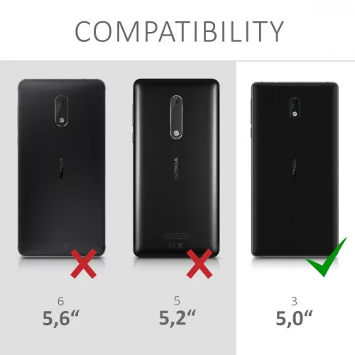 Husa Nokia 3, Silicon, Transparent, 41106.03