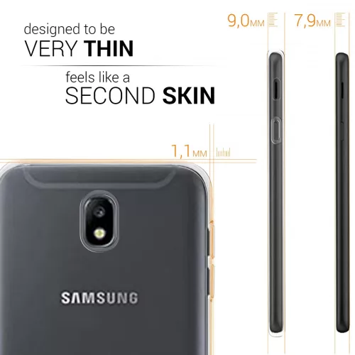 Husa Samsung Galaxy J7 (2017), Silicon, Transparent, 41231.03