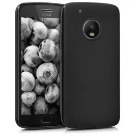 Husa Motorola Moto G5 Plus, Silicon, Negru, 41394.01