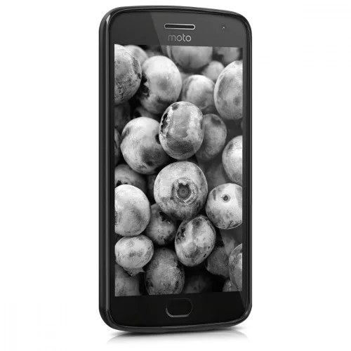 Husa Motorola Moto G5 Plus, Silicon, Negru, 41394.01