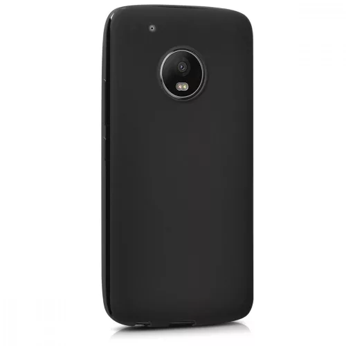 Husa Motorola Moto G5 Plus, Silicon, Negru, 41394.01