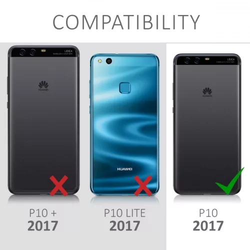 Husa Huawei P10, Piele ecologica, Roz, 41402.10