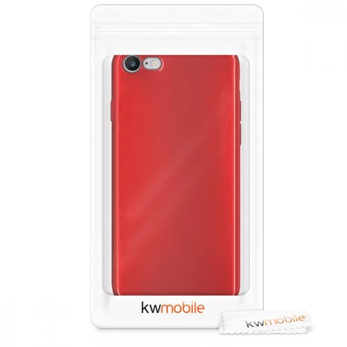 Husa Apple iPhone 8 / iPhone 7 / iPhone SE 2, Silicon, Rosu, 40152.09