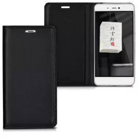 Husa Xiaomi Mi 5s, Piele ecologica, Negru, 41527.01