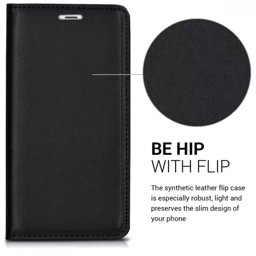 Husa Xiaomi Mi 5s, Piele ecologica, Negru, 41527.01