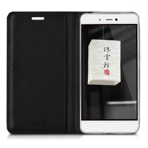 Husa Xiaomi Mi 5s, Piele ecologica, Negru, 41527.01