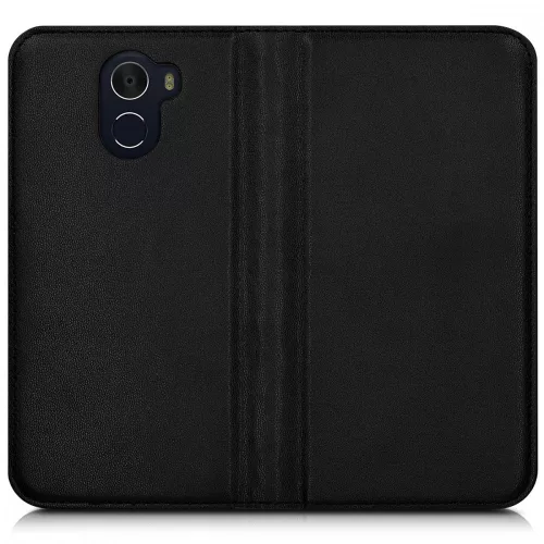Husa Wileyfox Swift 2X, Piele ecologica, Negru, 41609.01