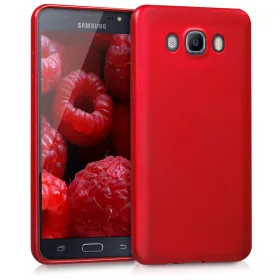 Husa Samsung Galaxy J7 (2016), Silicon, Rosu, 41677.36