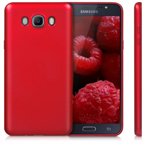 Husa Samsung Galaxy J7 (2016), Silicon, Rosu, 41677.36
