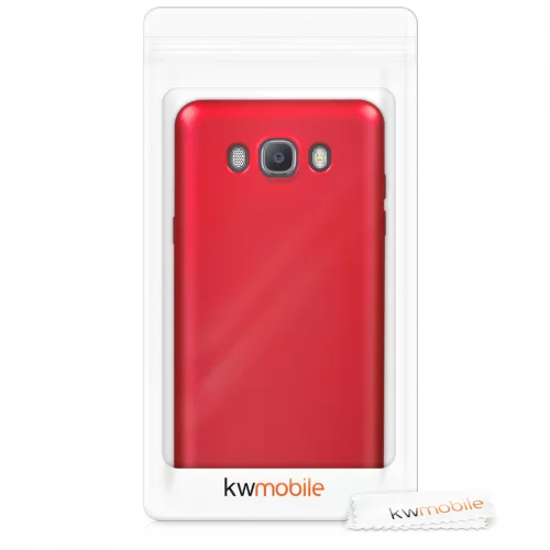 Husa Samsung Galaxy J7 (2016), Silicon, Rosu, 41677.36