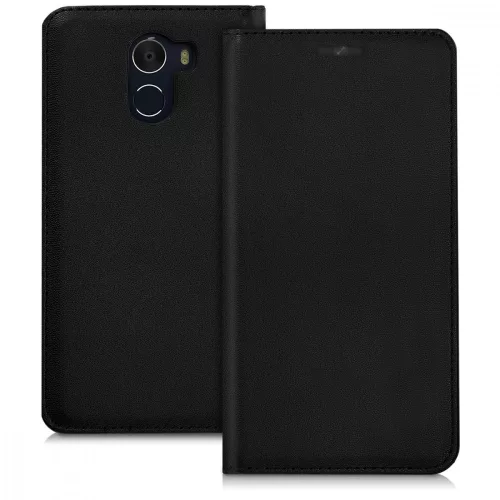 Husa Wileyfox Swift 2, Piele ecologica, Negru, 41643.01