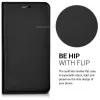 Husa Blackview P2, Piele ecologica, Negru, 41651.01