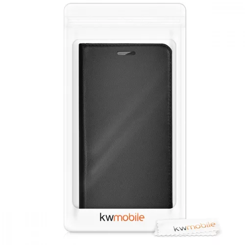 Husa Blackview P2, Piele ecologica, Negru, 41651.01