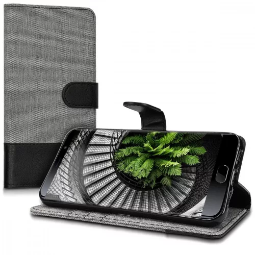 Husa Elephone S7, Textil, Gri, 41672.22
