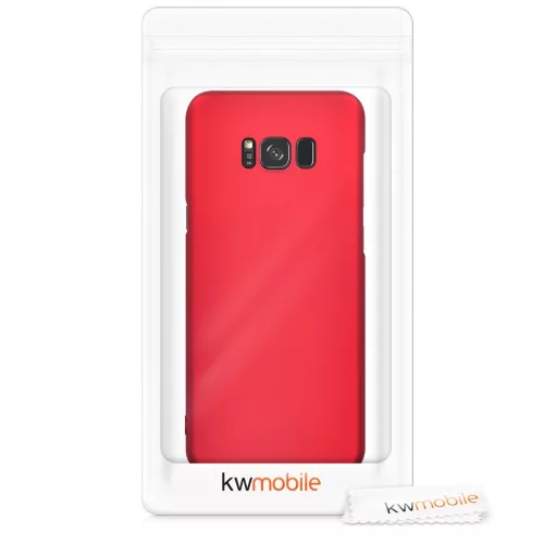 Husa Samsung Galaxy S8 Plus, Policarbonat, Rosu, 41801.36