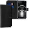Husa Samsung Galaxy J3 (2017), Piele ecologica, Negru, 42156.01