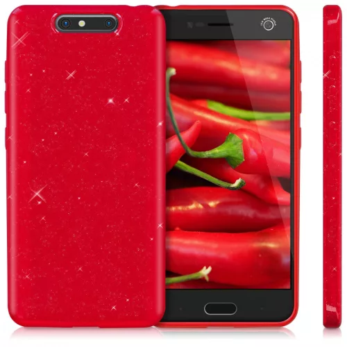 Husa ZTE Blade V8, Silicon, Rosu, 42305.09