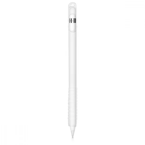 Husa de protectie pentru Apple Pencil (1. Gen), Kwmobile, Alb, Silicon, 42271.02
