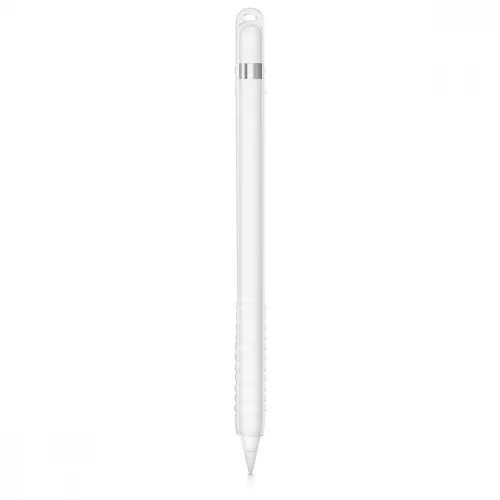 Husa de protectie pentru Apple Pencil (1. Gen), Kwmobile, Alb, Silicon, 42271.02