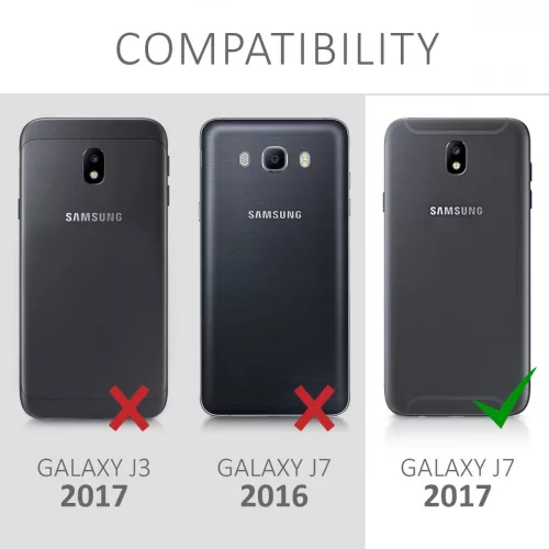 Husa Samsung Galaxy J7 (2017), Silicon, Albastru, 42287.53