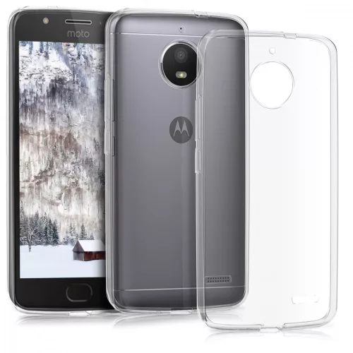 Husa Motorola Moto E4, Silicon, Transparent, 42350.03