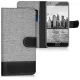 Husa Blackview A9 Pro, Textil, Gri, 42340.01