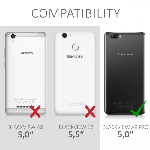 Husa Blackview A9 Pro, Textil, Gri, 42340.01