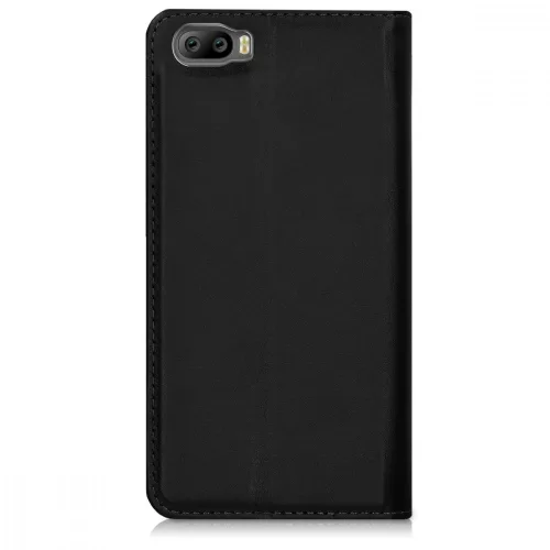 Husa Blackview A9 Pro, Piele ecologica, Negru, 42339.01