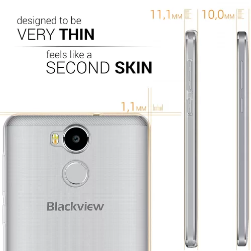 Husa Blackview R6, Silicon, Transparent, 42374.03