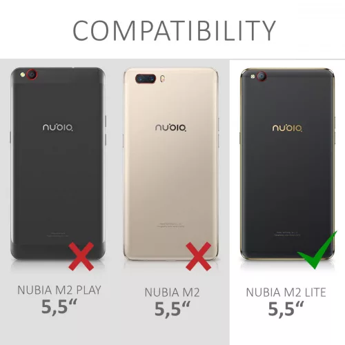 Husa ZTE Nubia M2 Lite, Silicon, Negru, 42480.47