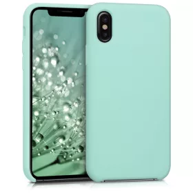 Husa Apple iPhone X / iPhone XS, Silicon, Verde, 42495.71