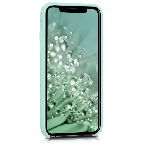 Husa Apple iPhone X / iPhone XS, Silicon, Verde, 42495.71