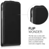 Husa Apple iPhone X / iPhone XS, Piele ecologica, Negru, 42514.01