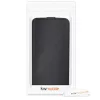 Husa Apple iPhone X / iPhone XS, Piele ecologica, Negru, 42514.01