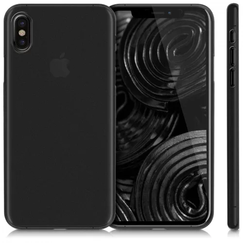 Husa Apple iPhone X/iPhone XS, Plastic, Negru, 42506.01