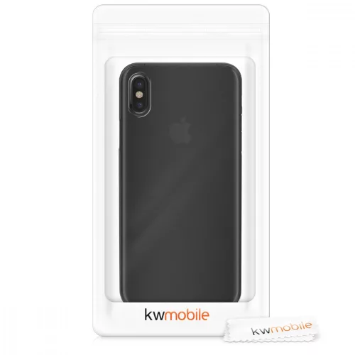Husa Apple iPhone X/iPhone XS, Plastic, Negru, 42506.01
