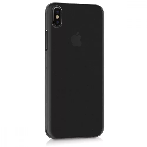 Husa Apple iPhone X/iPhone XS, Plastic, Negru, 42506.01