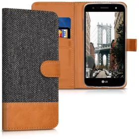 Husa LG X Power 2, Textil, Maro, 41196.02