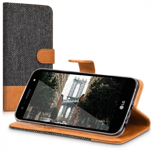 Husa LG X Power 2, Textil, Maro, 41196.02