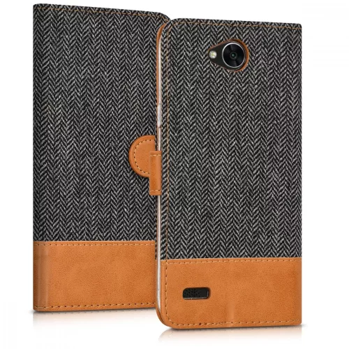 Husa LG X Power 2, Textil, Maro, 41196.02