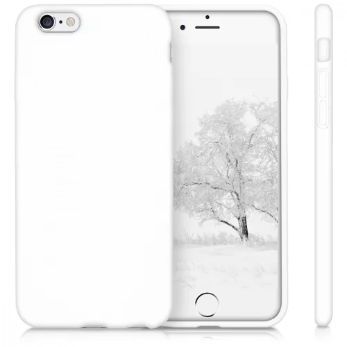 Husa Apple iPhone 6 / iPhone 6s, Silicon, Alb, 35176.48
