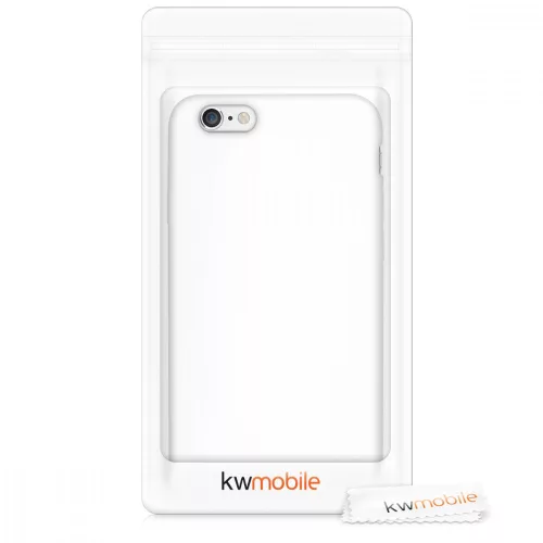 Husa Apple iPhone 6 / iPhone 6s, Silicon, Alb, 35176.48