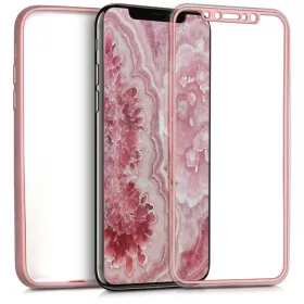 Husa Apple iPhone X / iPhone XS, Silicon, Roz, 42999.31