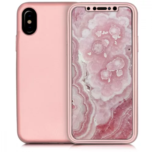 Husa Apple iPhone X / iPhone XS, Silicon, Roz, 42999.31