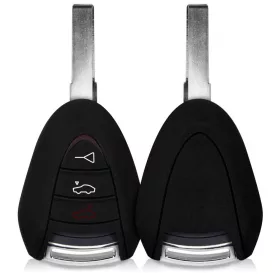   Husa Cheie Auto pentru Porsche - 3 Butoane, Silicon, Negru, 42983.01