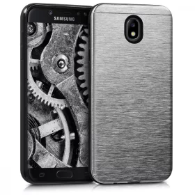 Husa Samsung Galaxy J7 (2017), Aluminiu, Argintiu, 43024.35