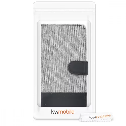 Husa Elephone P8 Mini, Textil, Gri, 43075.22