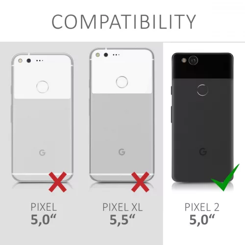 Husa Google Pixel 2, Silicon, Negru, 43081.47