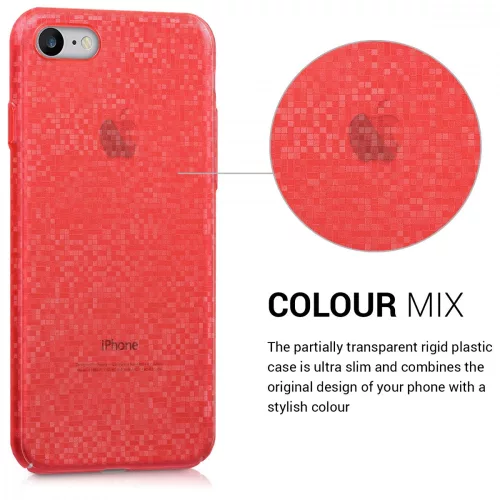 Husa Apple iPhone 8 / iPhone 7 / iPhone SE 2, Policarbonat, Rosu, 43107.09