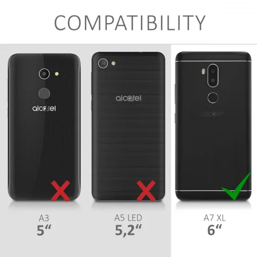 Husa Alcatel A7 XL, Silicon, Transparent, 43182.03